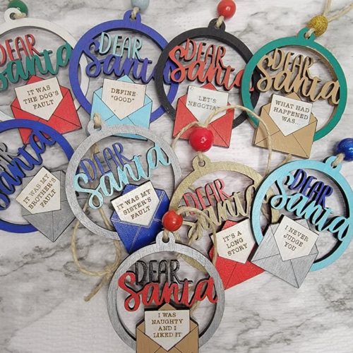 Dear Santa Ornament DIY