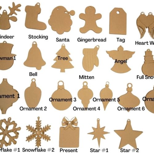 Christmas Shapes with/without Holes