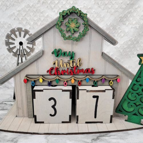 Country Barn Christmas Countdown