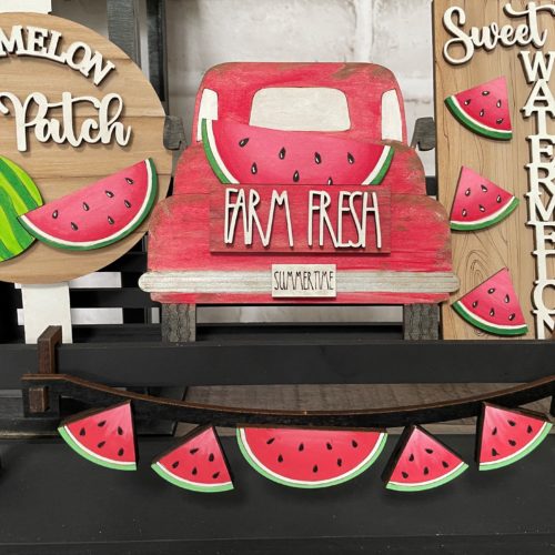 Sweet Watermelon DIY KIT(wagon & bench)
