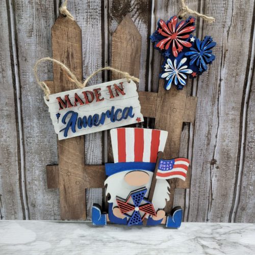 4th of July Fence Interchangeable DIY KIT