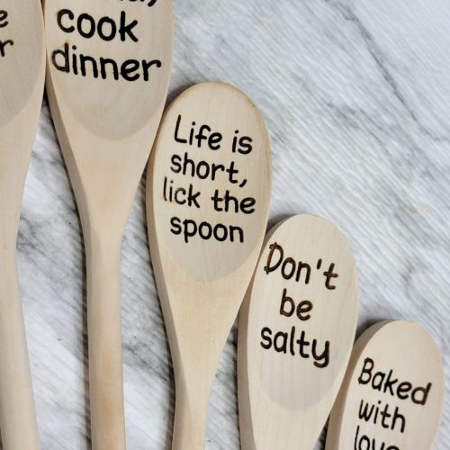 Engraved Wooden Spoons
