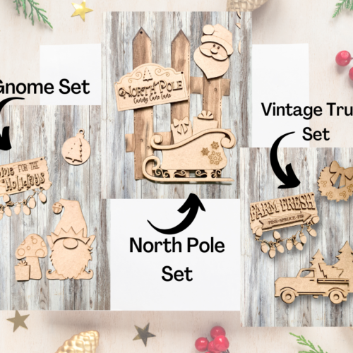 Christmas Fence Interchangeable DIY KIT