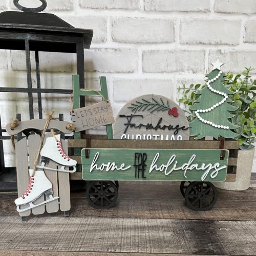 Home For The Holidays DIY KIT(wagon & bench)