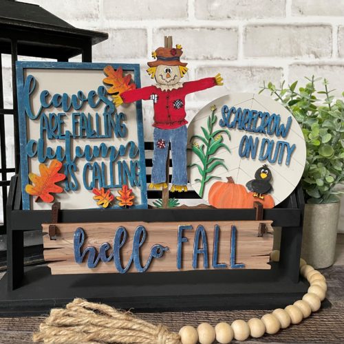 Fall Scarecrow DIY KIT(wagon & bench)