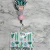 Customized Sublimated Badge Buddies with matching reel - Image 2