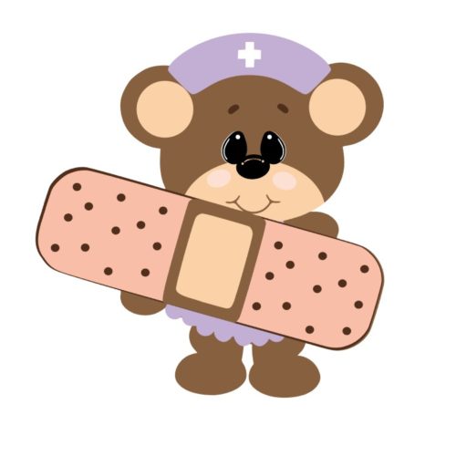 Band-Aid Nurse Bear - TnE Creations