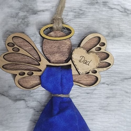 Memorial Angel Ornaments or Rearview Mirror Hangers DIY