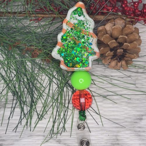 Christmas Snack Tree Interchangeable w/Badge Reel