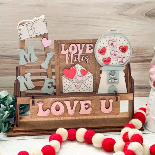 Love You DIY KIT (Wagon & Bench)