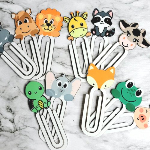 Jumbo Animal Clip Bookmarks