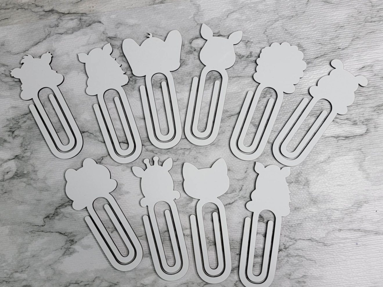 Jumbo Animal Clip Bookmarks *BLANKS - TnE Creations