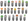 Jumbo Animal Clip Bookmarks *BLANKS