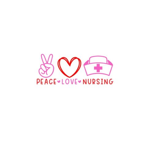 Peace Love Nursing Acrylic Blank