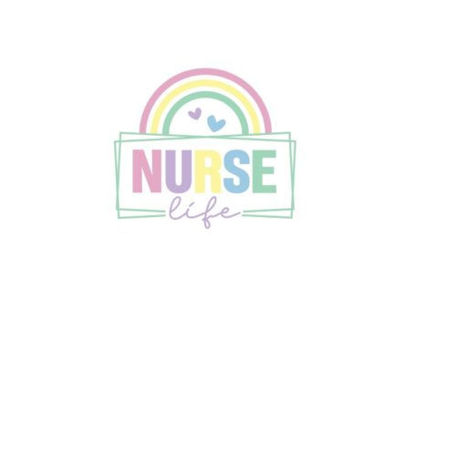 Nurse Life Rainbow Acrylic Blank