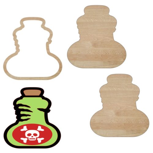 Poison Bottle Acrylic Shaker Blank