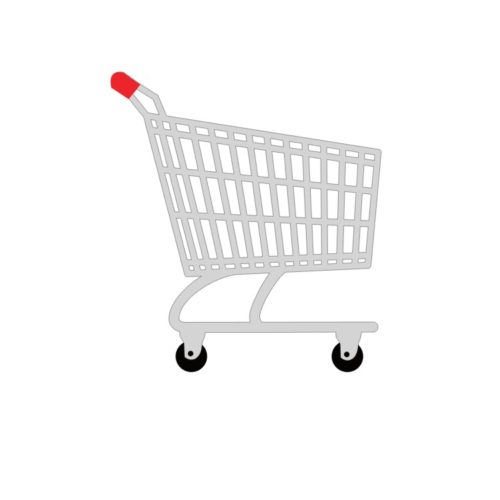 Shopping Cart Acrylic Blank