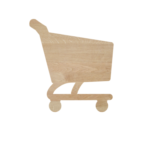 Shopping Cart Acrylic Blank