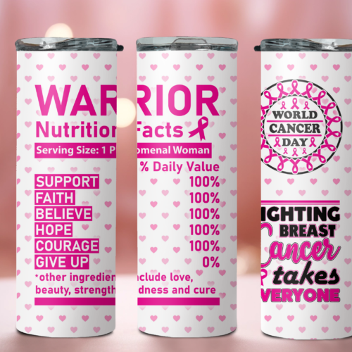 Warrior Facts Sublimated Drinkware