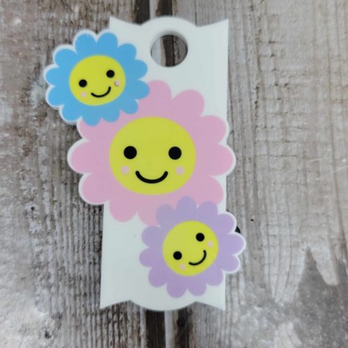 3 Daisies Personalized Tumbler Tag