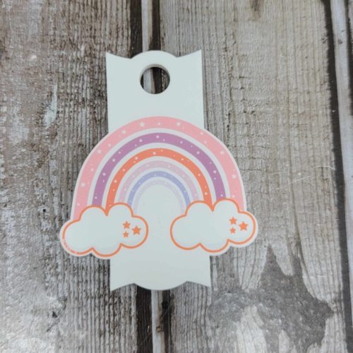 Rainbow Personalized Tumbler Tag