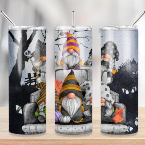 Gnome Halloween Sublimated Drinkware