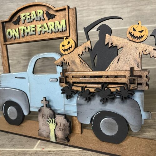 Halloween Farm Vintage Truck Interchangeables