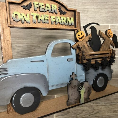 Halloween Farm Vintage Truck Interchangeables