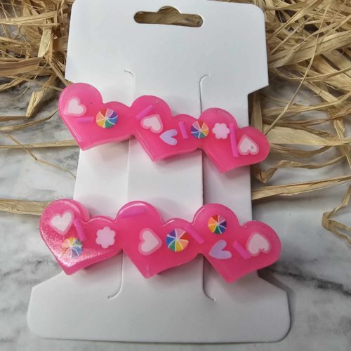 Handmade Resin Barrettes