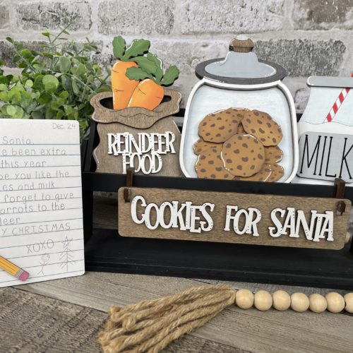 Cookies For Santa DIY KIT(wagon & bench)