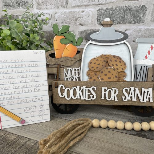 Cookies For Santa DIY KIT(wagon & bench)