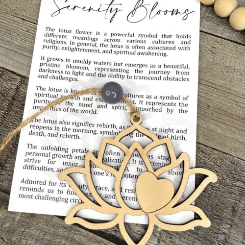 Serenity Blossom Lotus Flower Ornament