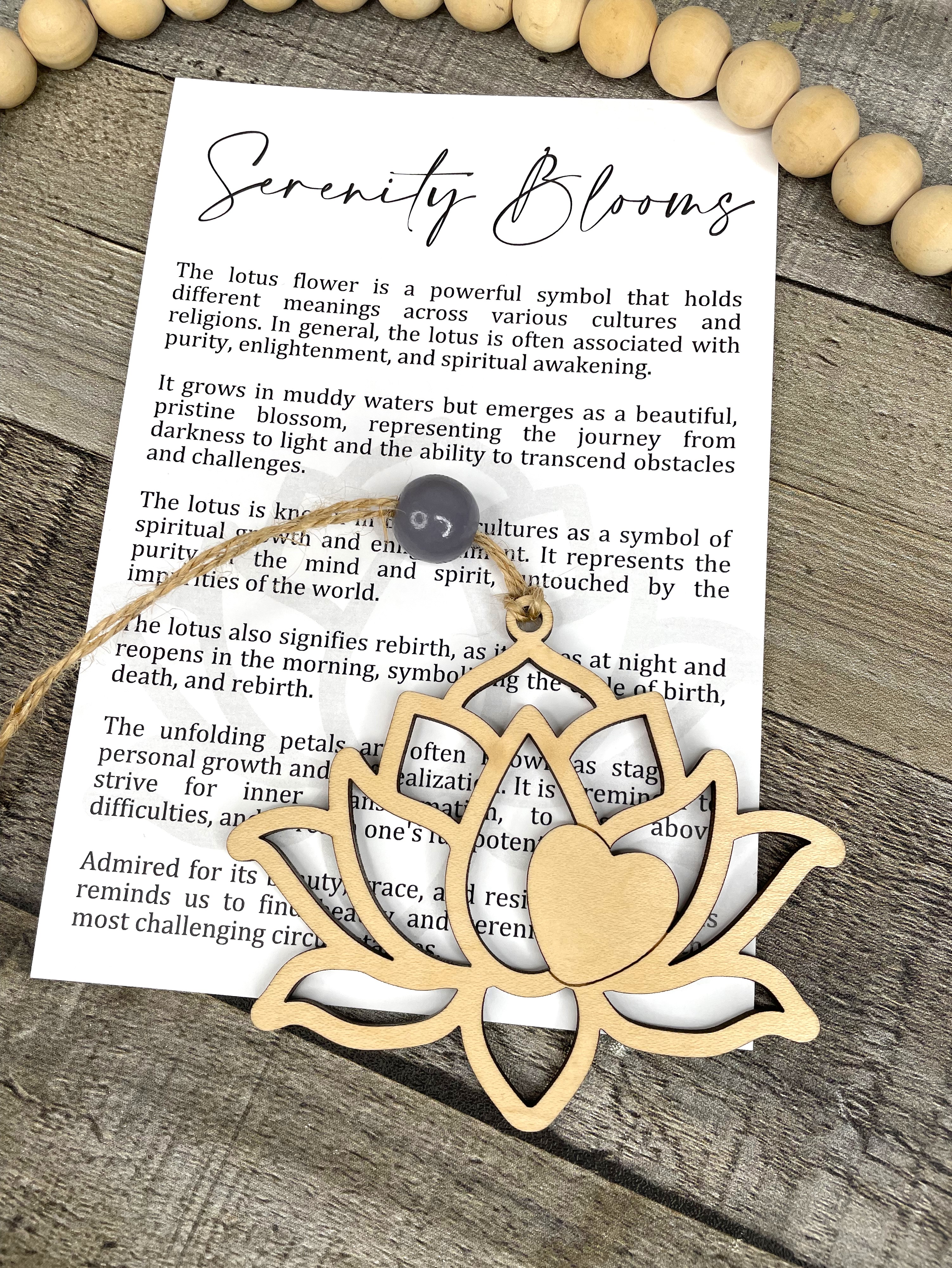 Serenity Blossom Lotus Flower Ornament