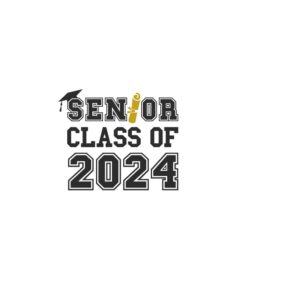 Senior 2024 Acrylic Badge Reel / Keyring Blanks