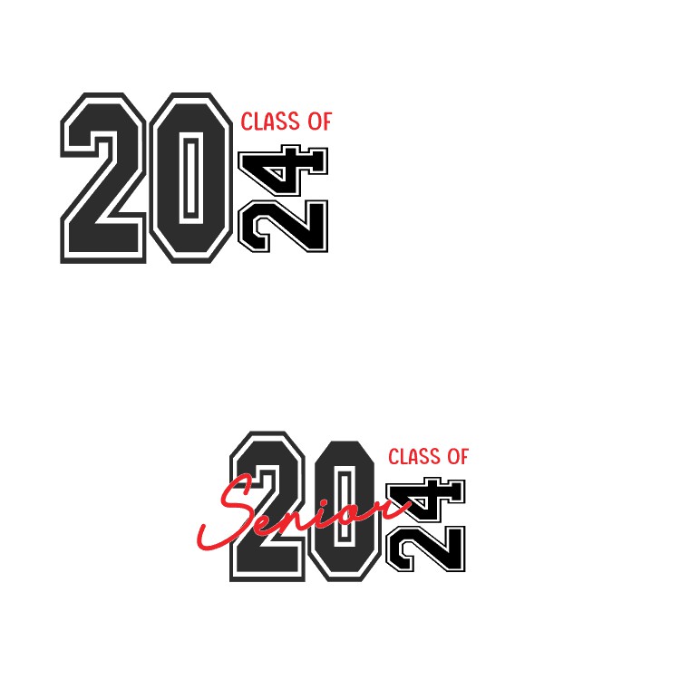 Class of 2024 Acrylic Badge Reel / Keyring Blanks - TnE Creations