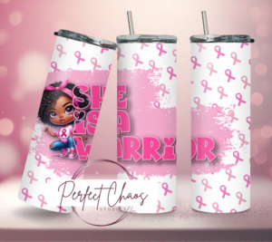 She Is a Warrior Sublimated Drinkware