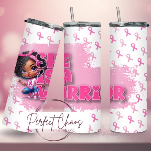 She Is a Warrior Sublimated Drinkware