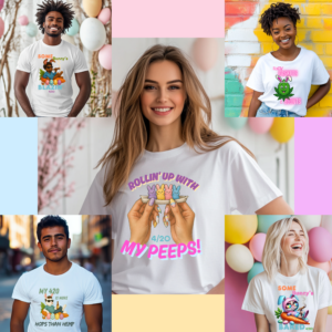 Easter Designed Sublimation T Shirts