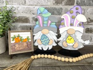 Easter Gnome DIY KIT(wagon & bench)