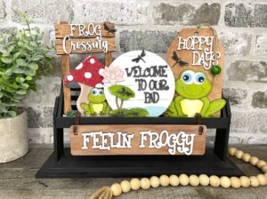 Feelin Froggy DIY KIT(wagon & bench)