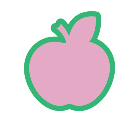 Apple Acrylic Shaker Blank - Image 2